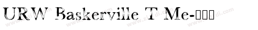 URW Baskerville T Me字体转换